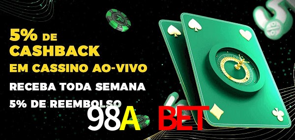 Promoções do cassino ao Vivo 98A Bet